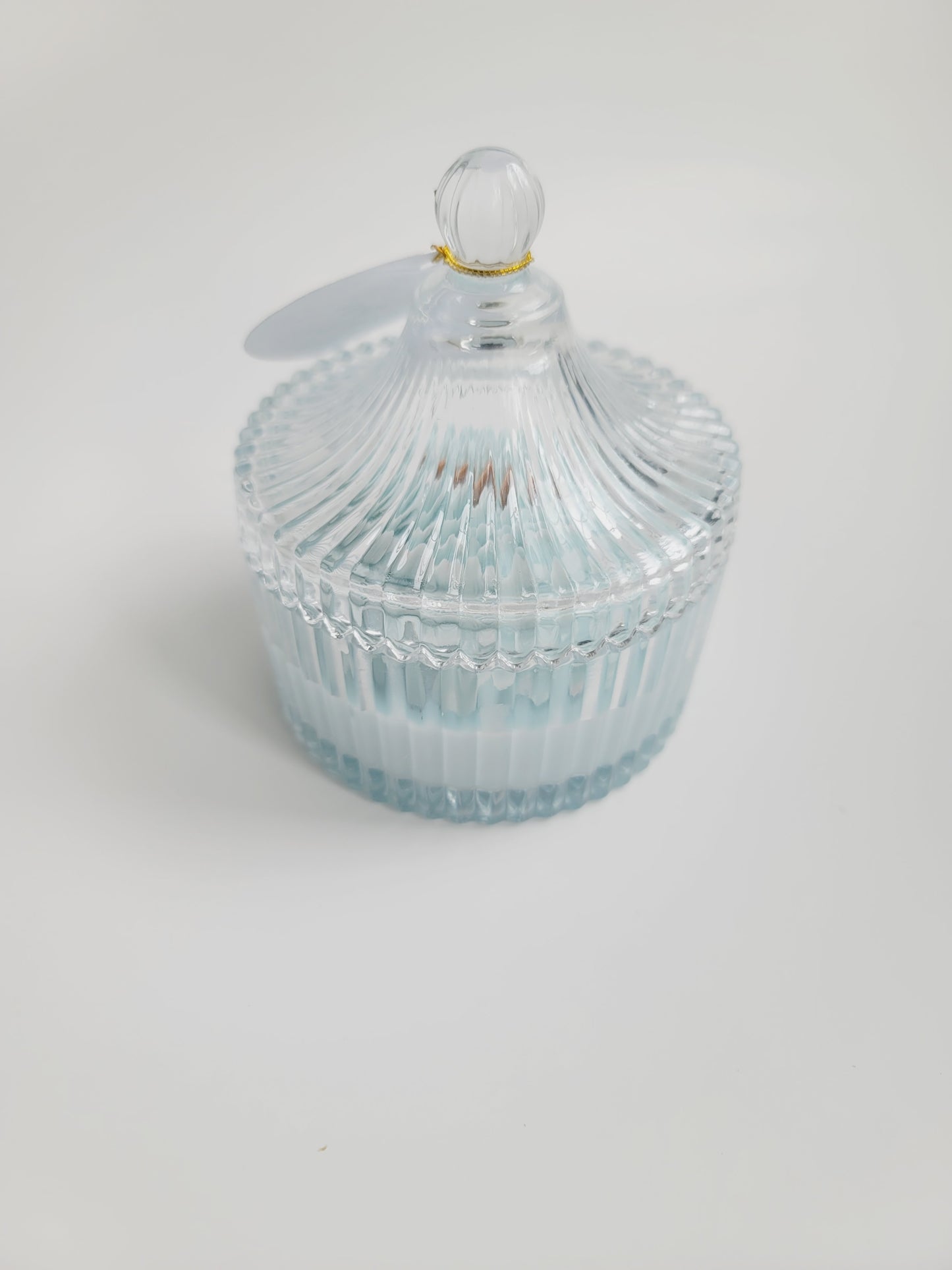 Soy Candle in Reusable Crystal Candy Jar