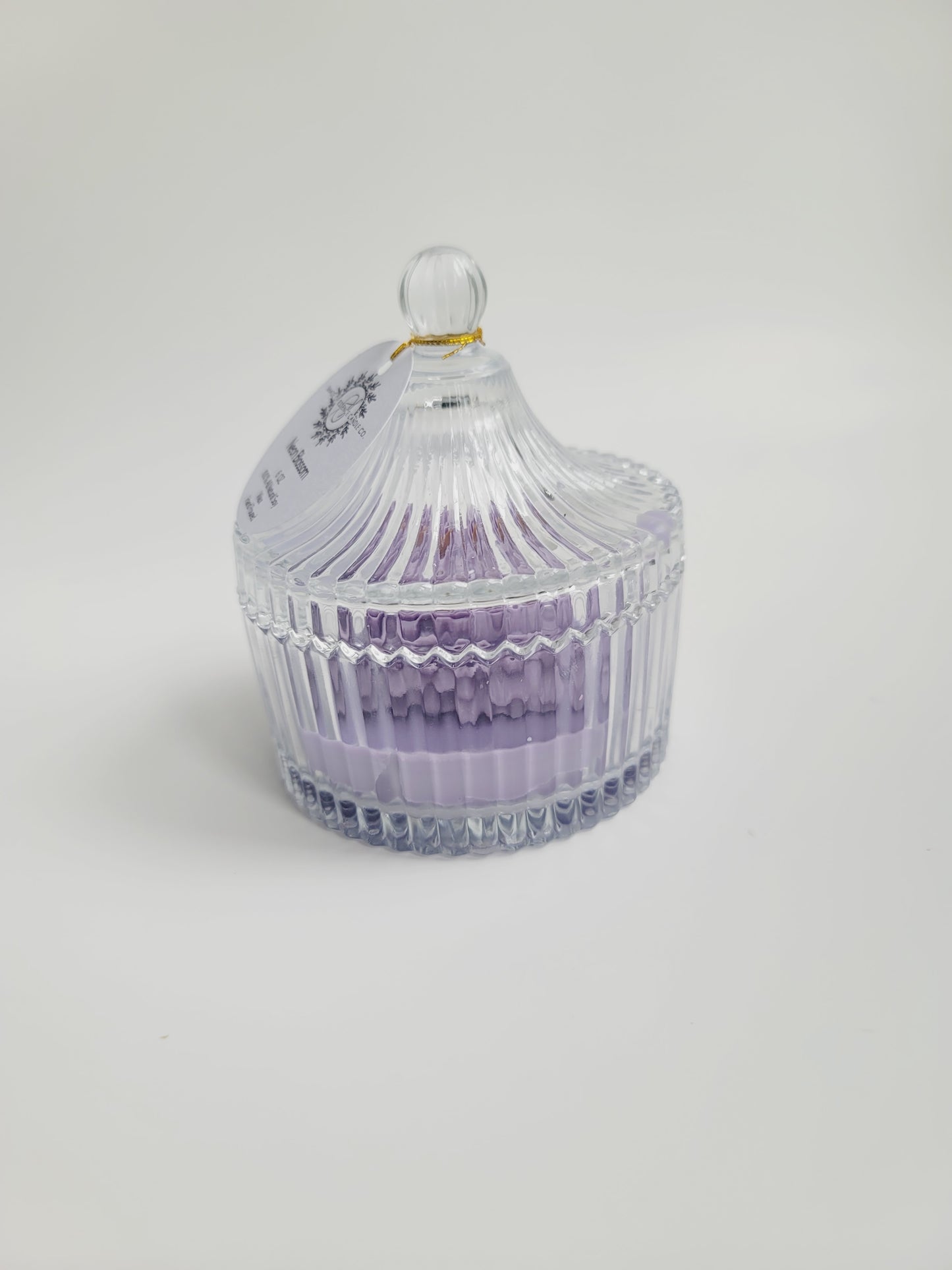 Soy Candle in Reusable Crystal Candy Jar